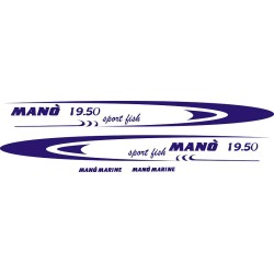 Grafica adesiva mano 19.50 blu scuro